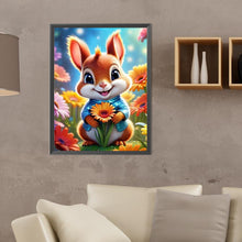 Load image into Gallery viewer, Diamond Painting - Full Round - garden rabbit (30*40CM)
