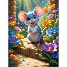 Load image into Gallery viewer, Diamond Painting - Full Round - garden mouse (30*40CM)
