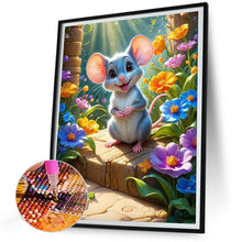 Load image into Gallery viewer, Diamond Painting - Full Round - garden mouse (30*40CM)
