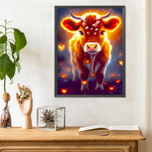 Load image into Gallery viewer, Diamond Painting - Full Round - glowing cow (30*40CM)
