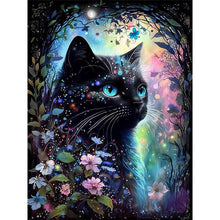 Load image into Gallery viewer, Diamond Painting - Full Round - Mysterious Jungle Cat (30*40CM)
