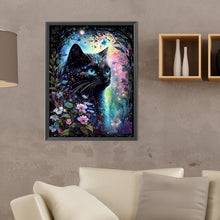 Load image into Gallery viewer, Diamond Painting - Full Round - Mysterious Jungle Cat (30*40CM)
