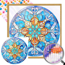 Load image into Gallery viewer, AB Diamond Painting - Full Round - ice and snow glass art (40*40CM)
