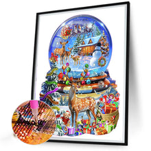 Load image into Gallery viewer, AB Diamond Painting - Full Round - Christmas crystal ball (40*50CM)
