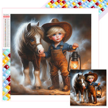 Load image into Gallery viewer, Diamond Painting - Full Square - foal boy (30*30CM)
