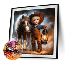 Load image into Gallery viewer, Diamond Painting - Full Square - foal boy (30*30CM)
