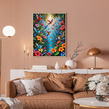 Load image into Gallery viewer, Diamond Painting - Full Round - Birds singing and flowers fragrant (30*40CM)
