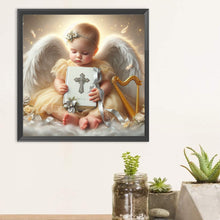 Load image into Gallery viewer, Diamond Painting - Full Round - angel child (30*30CM)
