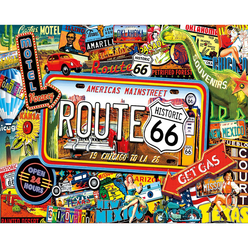 Diamond Painting - Full Round - Advertising bulletin board (40*50CM)