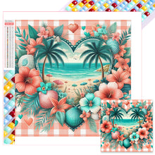 Load image into Gallery viewer, Diamond Painting - Full Square - summer seaside (30*30CM)
