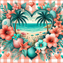 Load image into Gallery viewer, Diamond Painting - Full Square - summer seaside (30*30CM)
