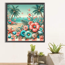 Load image into Gallery viewer, Diamond Painting - Full Square - summer seaside (30*30CM)
