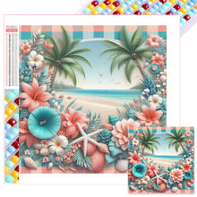 Load image into Gallery viewer, Diamond Painting - Full Square - summer seaside (30*30CM)
