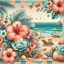 Load image into Gallery viewer, Diamond Painting - Full Square - summer seaside (30*30CM)
