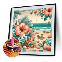 Load image into Gallery viewer, Diamond Painting - Full Square - summer seaside (30*30CM)
