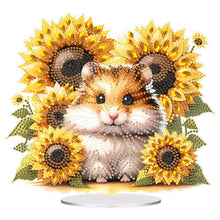Load image into Gallery viewer, Acrylic Cat Hamster Diamond Painting Desktop Decorations Home Bedroom Decoration
