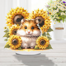 Load image into Gallery viewer, Acrylic Cat Hamster Diamond Painting Desktop Decorations Home Bedroom Decoration
