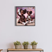 Load image into Gallery viewer, Diamond Painting - Full Round - selfie girl (40*40CM)
