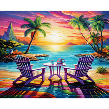 Load image into Gallery viewer, Diamond Painting - Full Round - Beach view (50*40CM)
