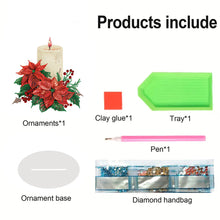 Load image into Gallery viewer, Acrylic Special Shaped Candle Flowers 5D DIY Diamond Art Tabletop Decorations
