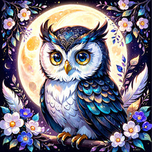 Load image into Gallery viewer, AB Diamond Painting - Full Round - owl (40*40CM)
