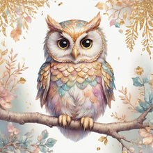 Load image into Gallery viewer, AB Diamond Painting - Full Round - owl (40*40CM)
