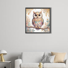 Load image into Gallery viewer, AB Diamond Painting - Full Round - owl (40*40CM)

