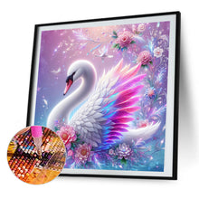 Load image into Gallery viewer, AB Diamond Painting - Full Round - White Swan (40*40CM)
