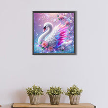 Load image into Gallery viewer, AB Diamond Painting - Full Round - White Swan (40*40CM)
