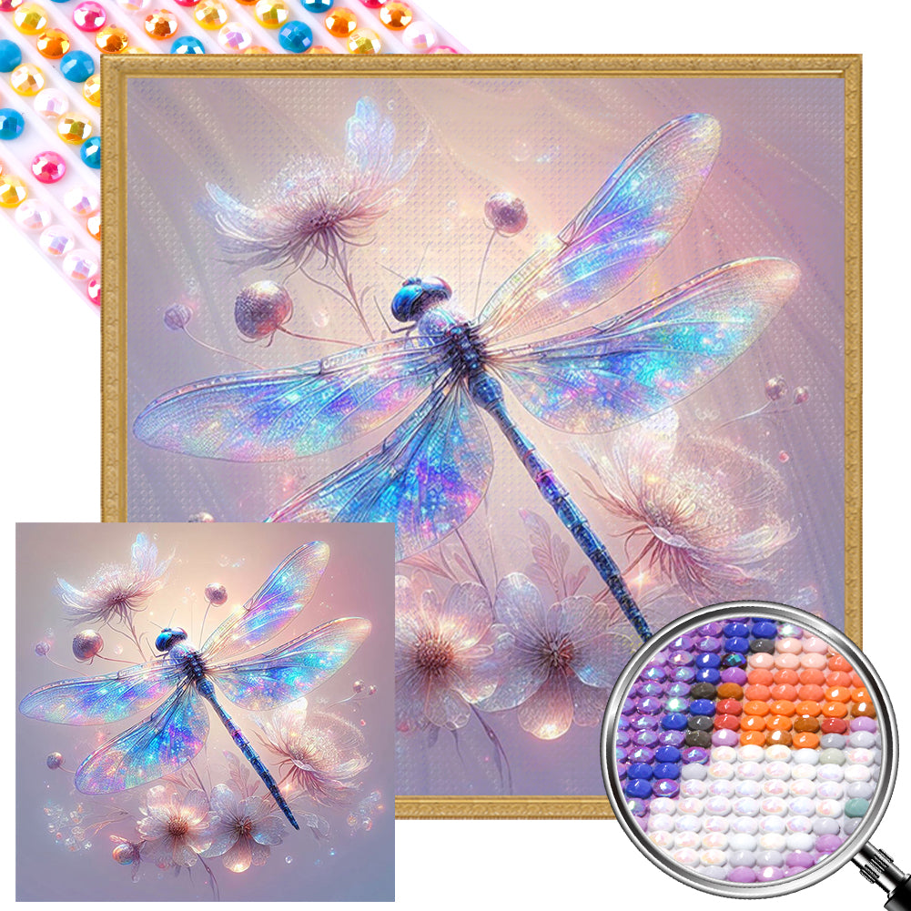 AB Diamond Painting - Full Round - dragonfly (40*40CM)