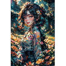 Load image into Gallery viewer, Diamond Painting - Full Square - flower girl (40*60CM)
