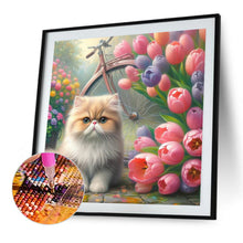 Load image into Gallery viewer, Diamond Painting - Full Square - tulip cat cat (30*30CM)
