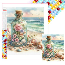 Load image into Gallery viewer, Diamond Painting - Full Square - Stray bottle on the beach (30*40CM)
