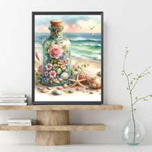 Load image into Gallery viewer, Diamond Painting - Full Square - Stray bottle on the beach (30*40CM)
