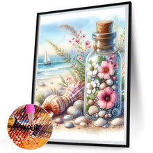 Load image into Gallery viewer, Diamond Painting - Full Square - Stray bottle on the beach (30*40CM)
