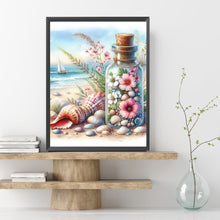 Load image into Gallery viewer, Diamond Painting - Full Square - Stray bottle on the beach (30*40CM)
