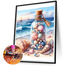 Load image into Gallery viewer, Diamond Painting - Full Square - Stray bottle on the beach (30*40CM)
