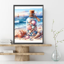 Load image into Gallery viewer, Diamond Painting - Full Square - Stray bottle on the beach (30*40CM)
