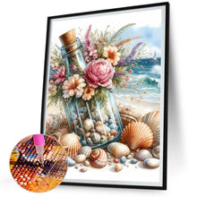 Load image into Gallery viewer, Diamond Painting - Full Square - Stray bottle on the beach (30*40CM)
