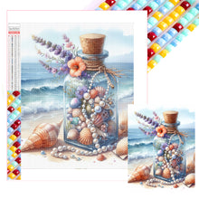 Load image into Gallery viewer, Diamond Painting - Full Square - Stray bottle on the beach (30*40CM)
