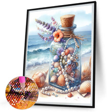 Load image into Gallery viewer, Diamond Painting - Full Square - Stray bottle on the beach (30*40CM)
