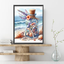 Load image into Gallery viewer, Diamond Painting - Full Square - Stray bottle on the beach (30*40CM)
