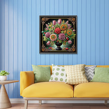 Load image into Gallery viewer, Diamond Painting - Partial Special Shaped - Dark color vase (30*30CM)
