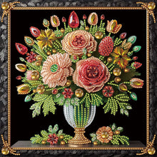 Load image into Gallery viewer, Diamond Painting - Partial Special Shaped - Dark color vase (30*30CM)
