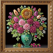 Load image into Gallery viewer, Diamond Painting - Partial Special Shaped - Dark color vase (30*30CM)
