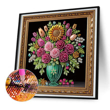 Load image into Gallery viewer, Diamond Painting - Partial Special Shaped - Dark color vase (30*30CM)
