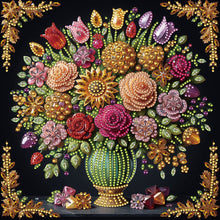 Load image into Gallery viewer, Diamond Painting - Partial Special Shaped - Dark color vase (30*30CM)
