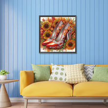 Load image into Gallery viewer, Diamond Painting - Partial Special Shaped - flower high heels (30*30CM)
