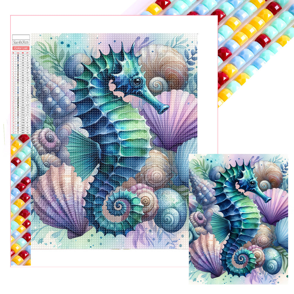 Diamond Painting - Full Square - seahorse (30*40CM)