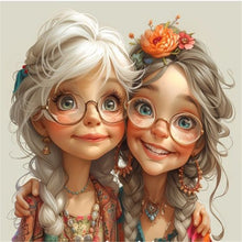 Load image into Gallery viewer, Diamond Painting - Full Round - Sisters (30*30CM)
